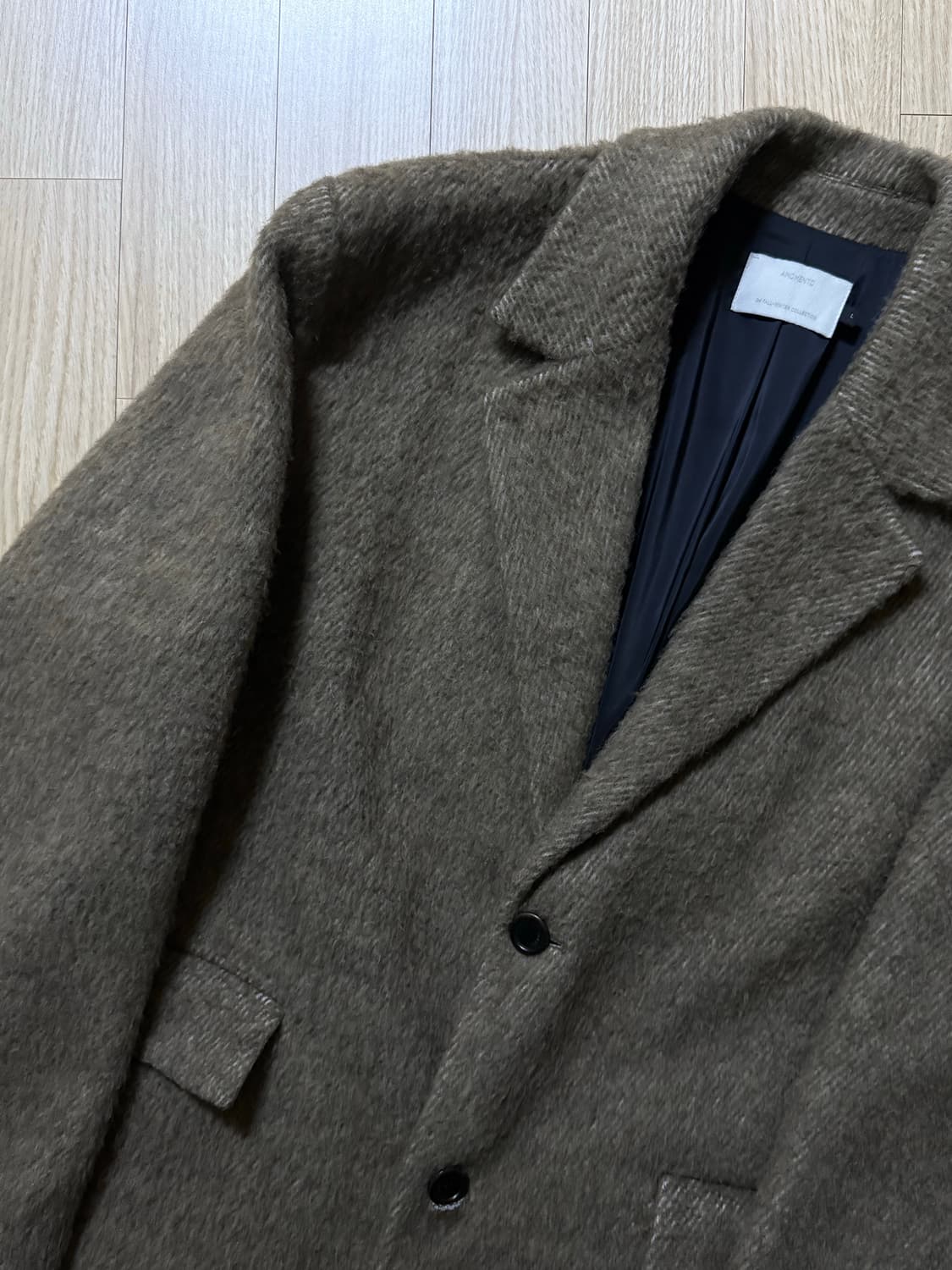 24FW 아모멘토 헤어리 코트 L  상품이미지2