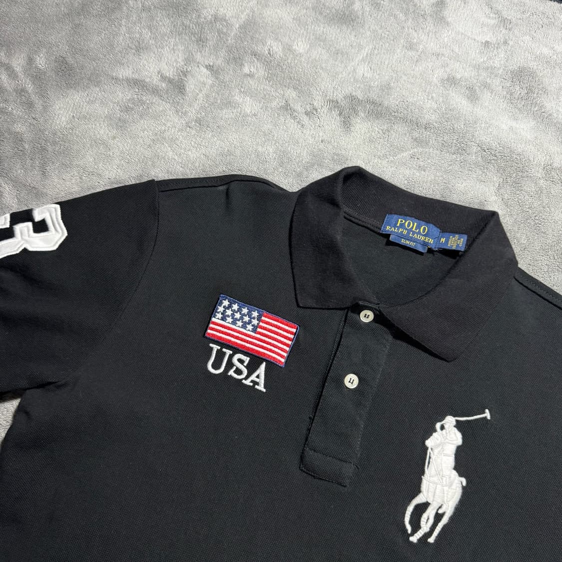폴로랄프로렌 빅포니 성조기 USA 반팔 카라티 상품이미지2