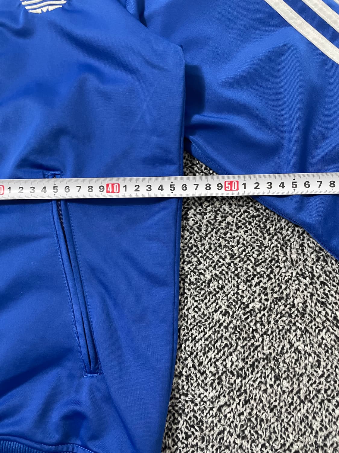 빈티지9. 아디다스 파이어버드 져지 삼선 로얄 블루 트랙탑 트레이닝 상품이미지5
