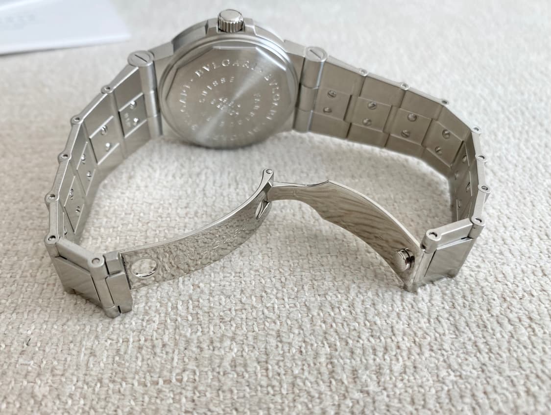 불가리 디아고노 LCV35 다이아 11P 남성용 35mm 미듐  오토메틱 상품이미지9