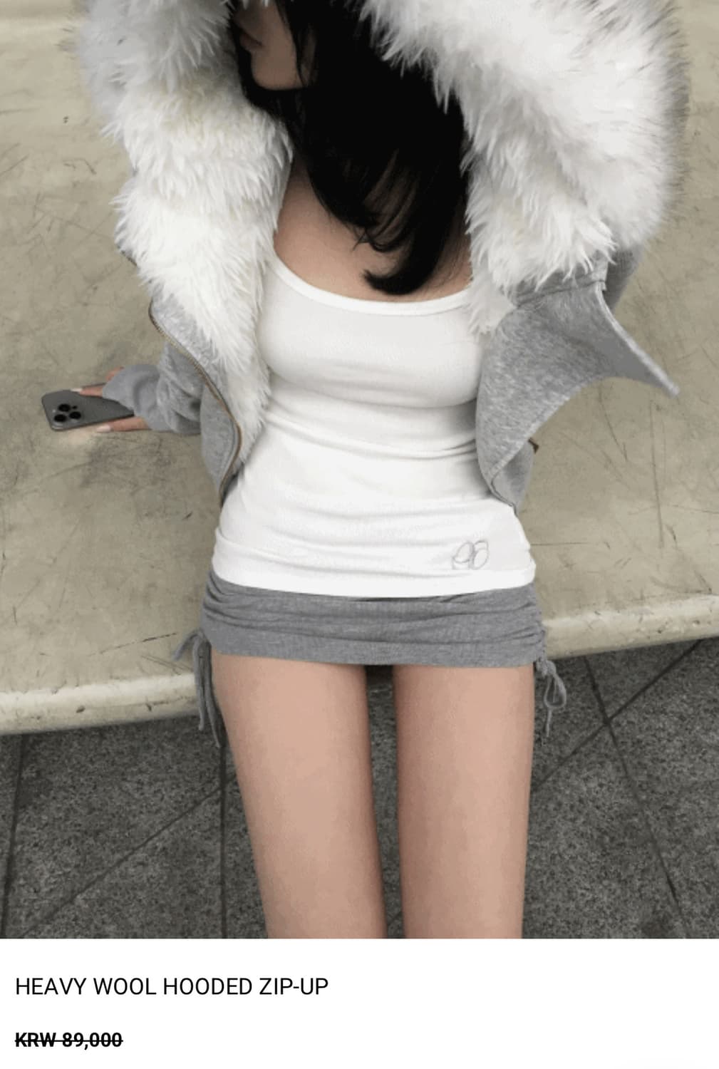 kyoiii 쿄이 퍼 후드집업 빈티지st 아베크롬비 상품이미지2