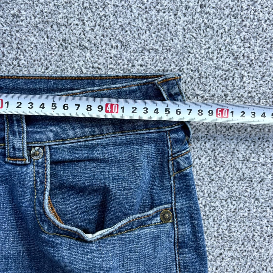 38 트루릴리젼 진청 데님 팬츠 청바지 0511J 상품이미지6