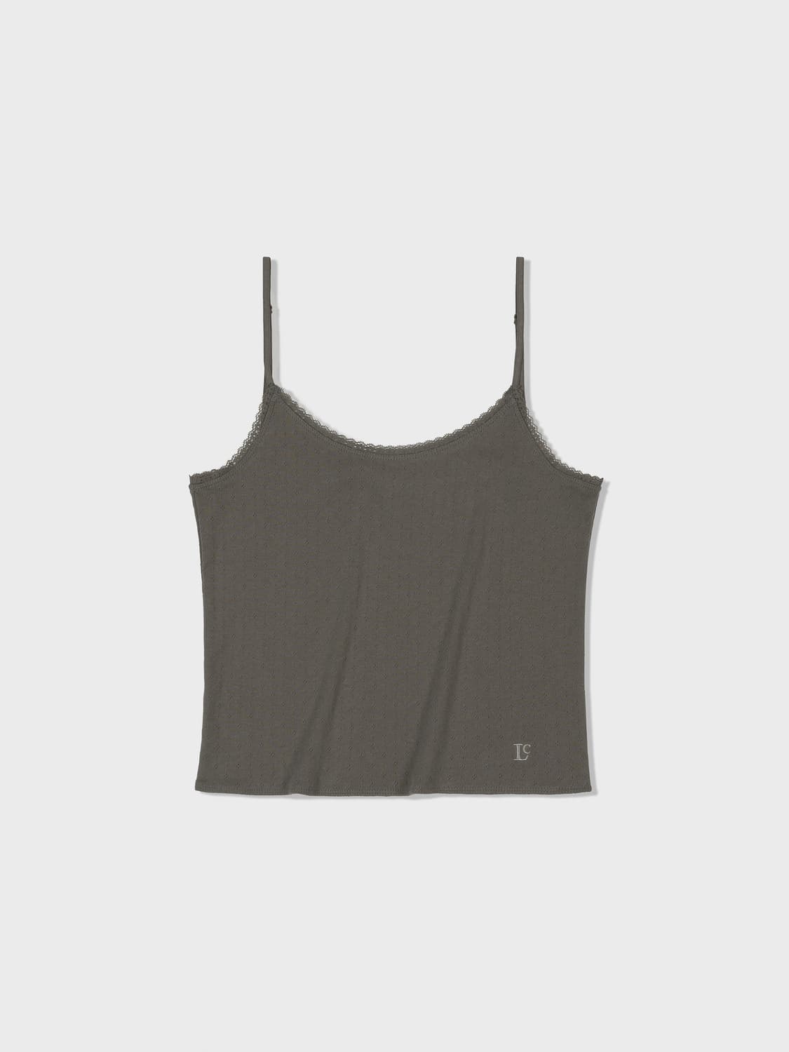 Pointell Lace Sleeveless (Charcoal) 상품이미지6