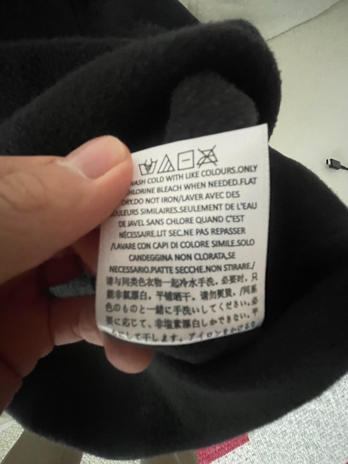 피오갓 에센셜 맨투맨 XL 코어컬렉션 블랙 상품이미지4