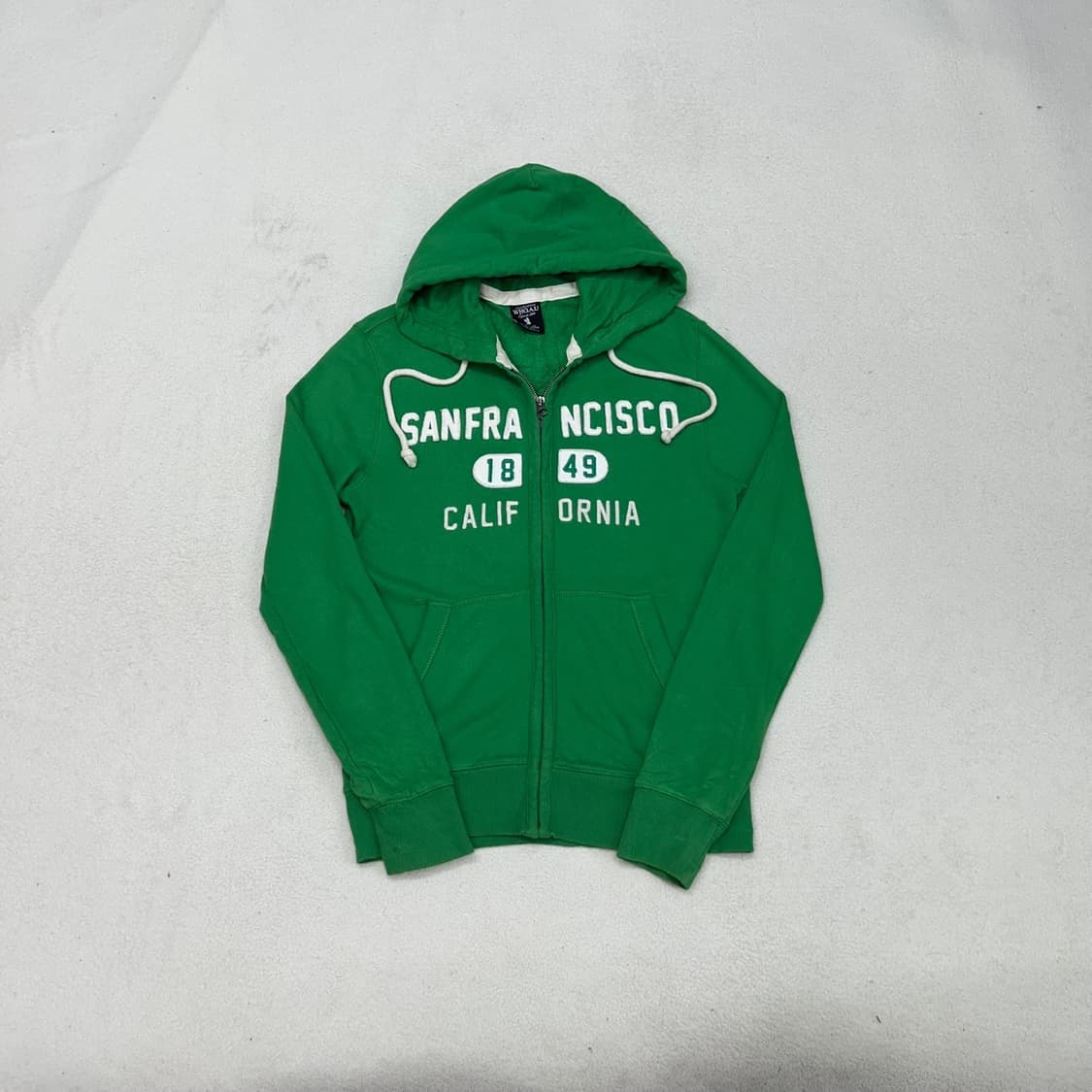 Who.A.U green hood zip-up 상품이미지4