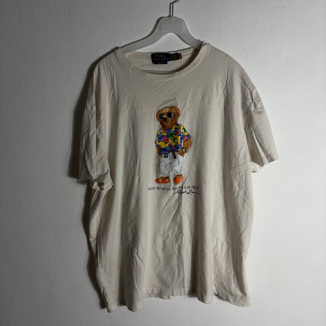 폴로 랄프로렌 폴로베어 반팔티 아이보리(XL) 상품이미지1