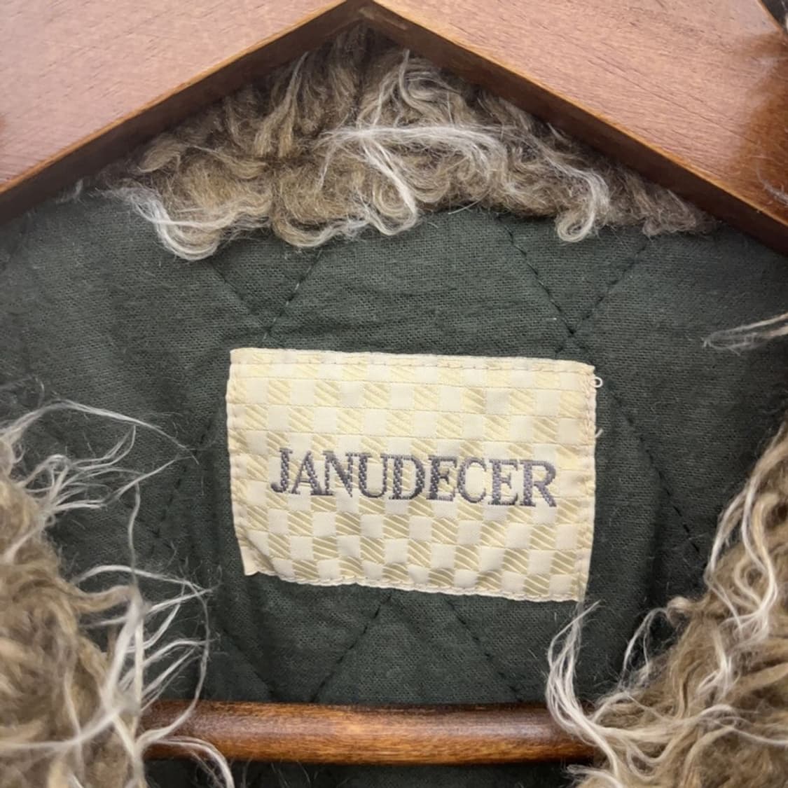 빈티지 핀터걸 보헤미안 시크 퍼 무스탕 크롭 자켓 90 C09624 상품이미지5