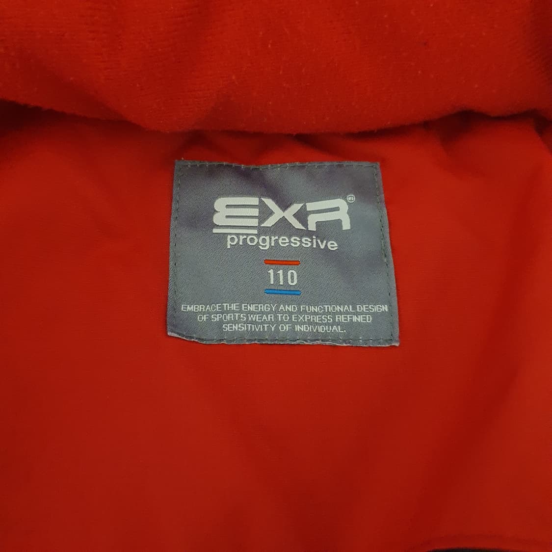 EXR 블랙 레드 패딩 110 상품이미지4