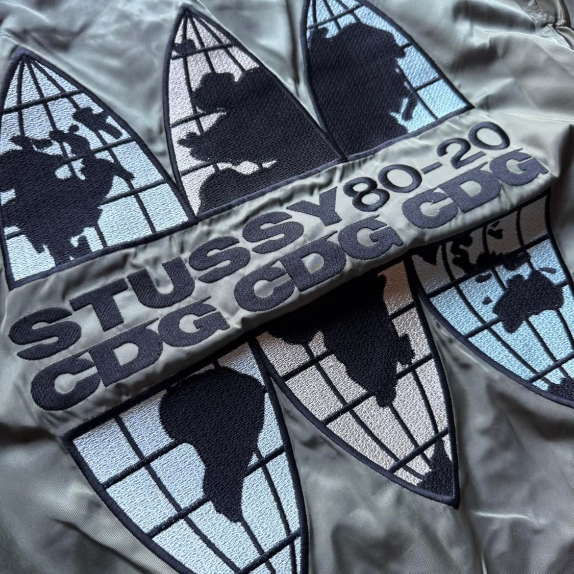 스투시 x CDG MA-1 자켓 올리브 상품이미지2