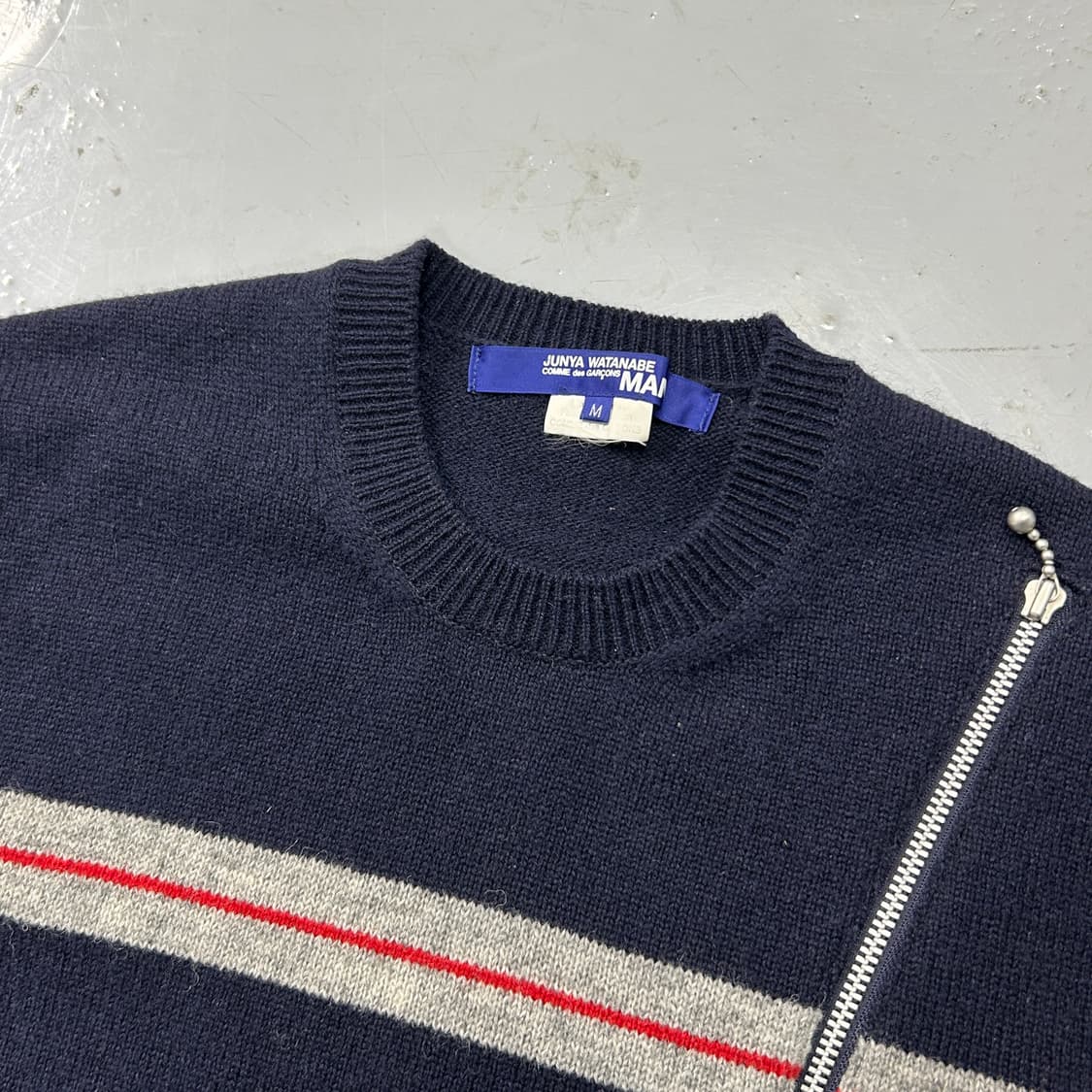 준야 와타나베 2007AD 멀티집업 울 니트  상품이미지5