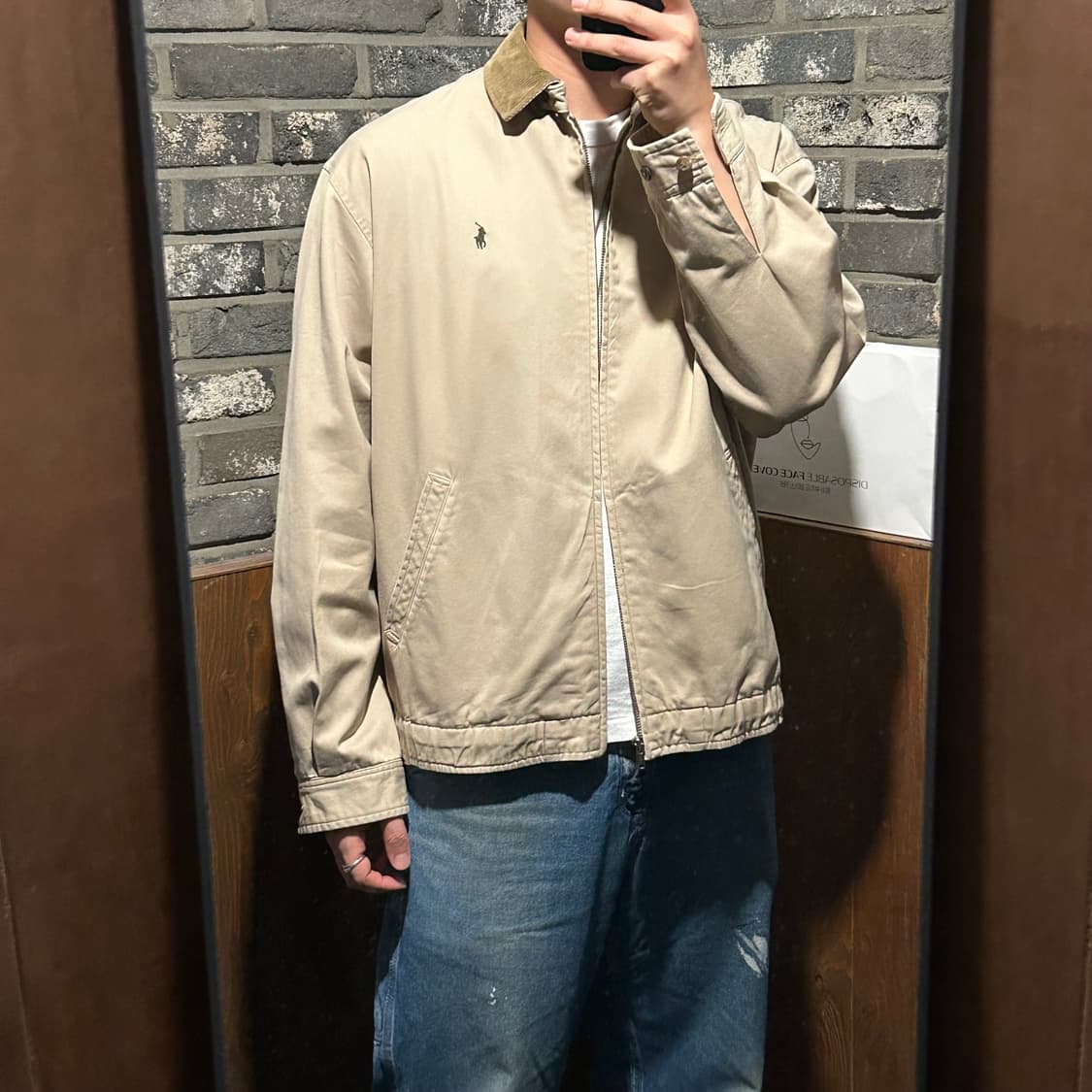 M) 폴로 랄프로렌 코듀로이 카라 해링턴 베이포트 자켓 상품이미지9