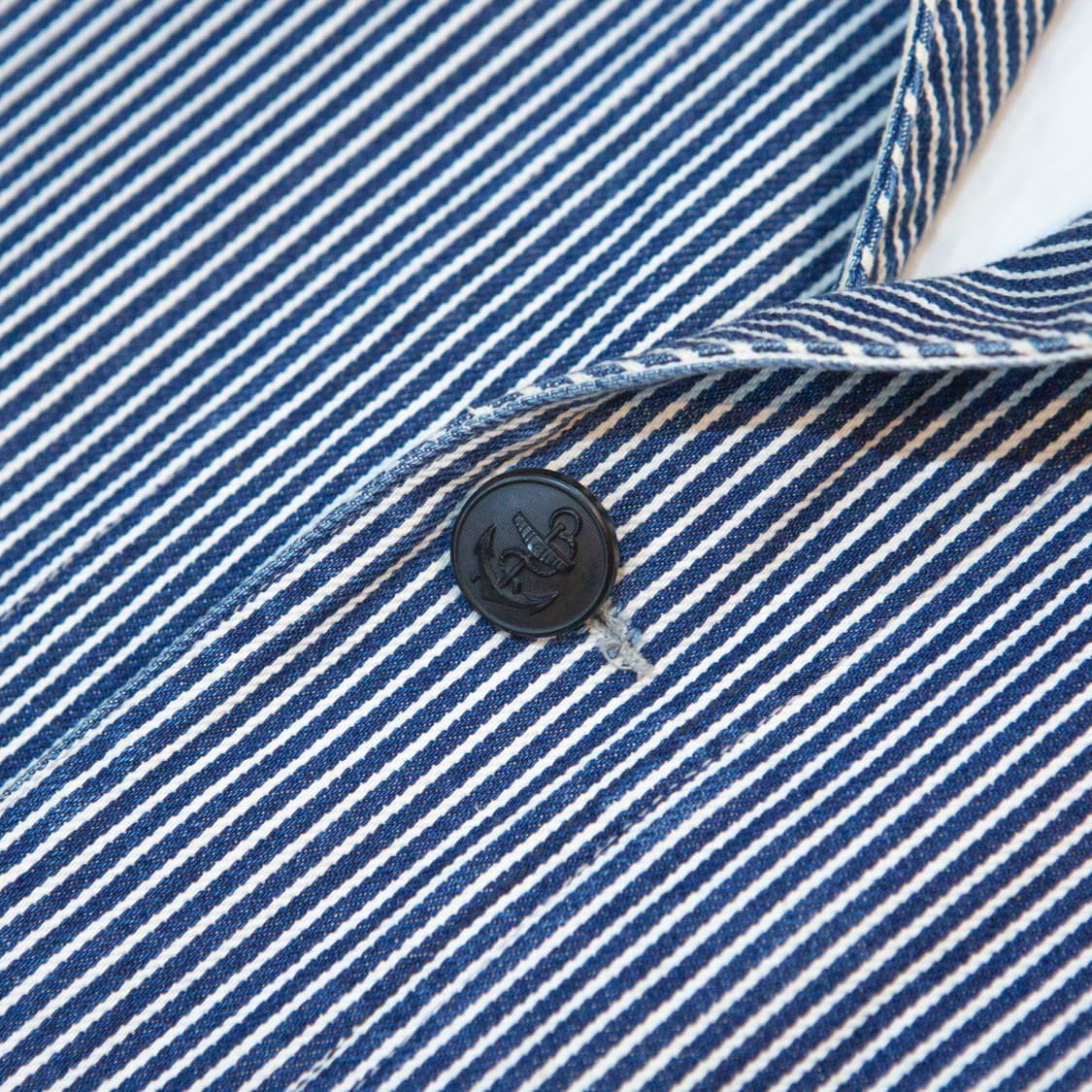 블루블루 미해군 히코리 커버올 자켓 상품이미지5