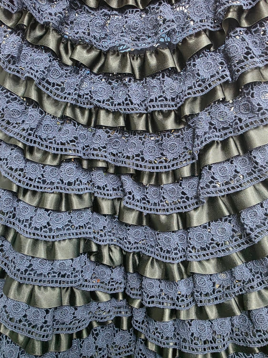 마크제이콥스 나시 원피스 XS 44 프릴 레이스 드레스 WM29 상품이미지4