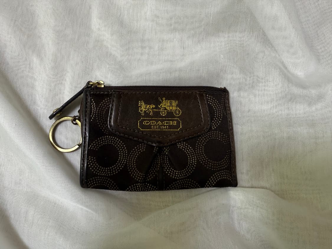코치 빈티지 브라운 카드지갑 상품이미지2