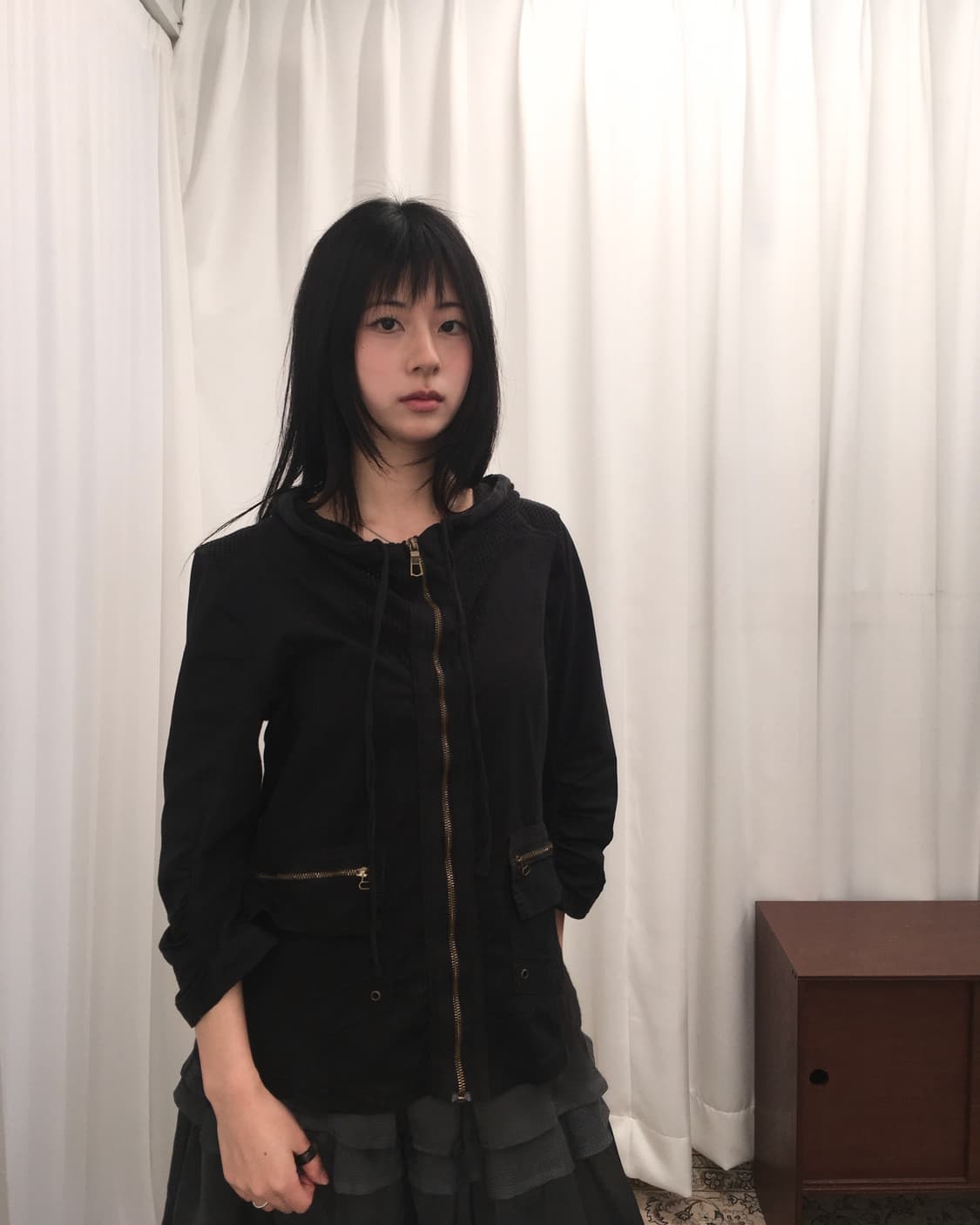 블랙 집업 자켓 상품이미지1