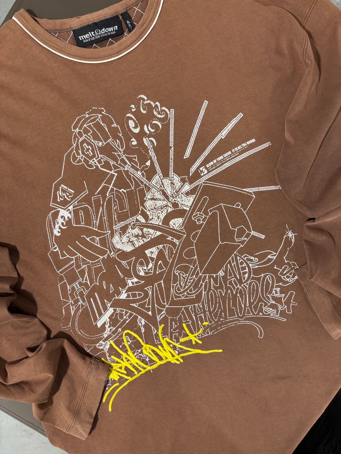 일제 메탈다운 그런지 롱슬리브 상품이미지4