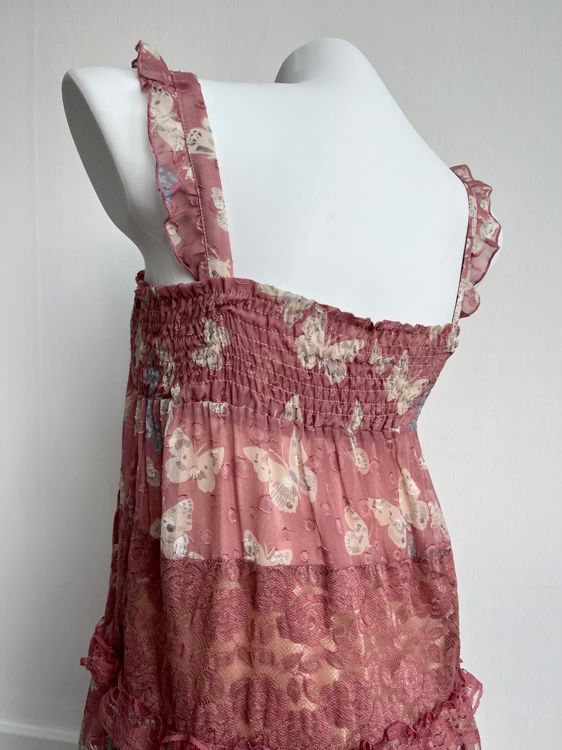 axes femme 나비 플로럴 원피스 상품이미지6