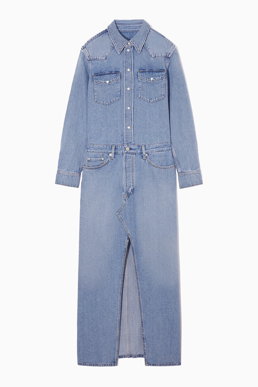 코스 맥시 데님 원피스 34 상품이미지3