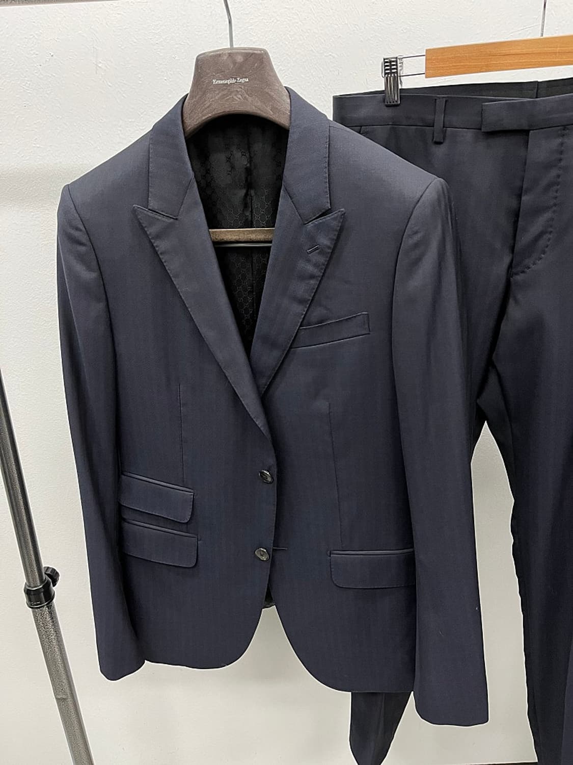 95-100,32) 구찌 피크드 헤링본 슈트 상품이미지2