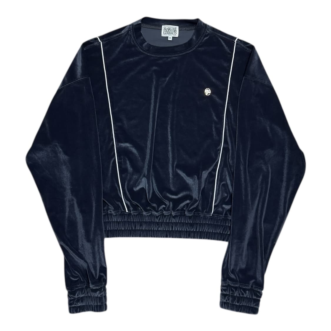 마리떼 프랑소와 벨벳 벨루어 맨투맨 차콜네이비 M 상품이미지1