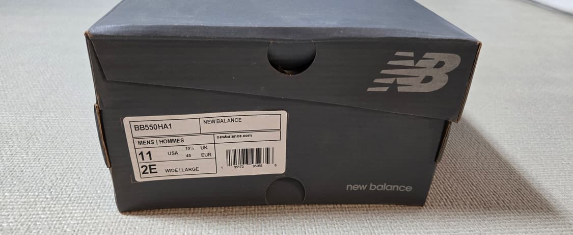 뉴발란스 550 화이트 블랙 2E 290사이즈  상품이미지7