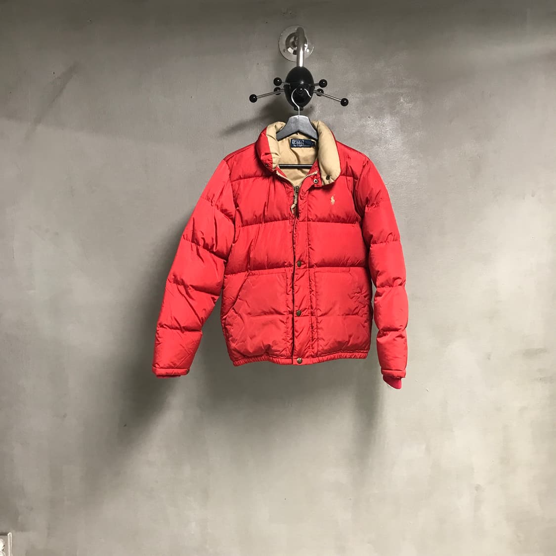 폴로 랄프로렌 패딩 레드 S(W) 상품이미지1