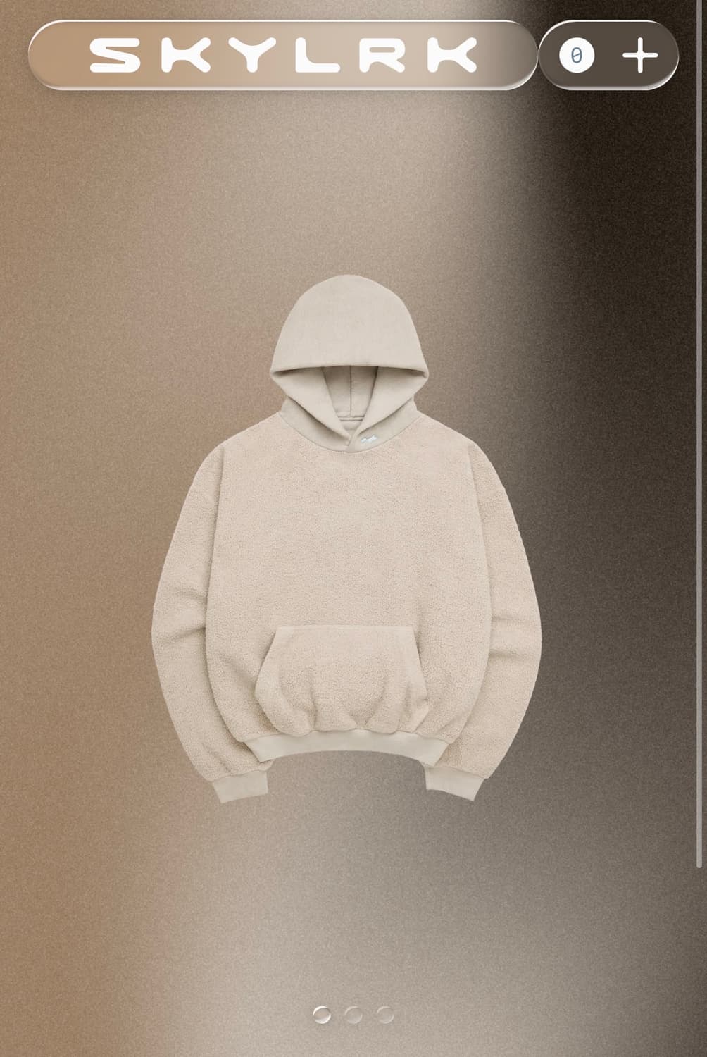 Skylrk 리버스 후디 아몬드 xxl 상품이미지1