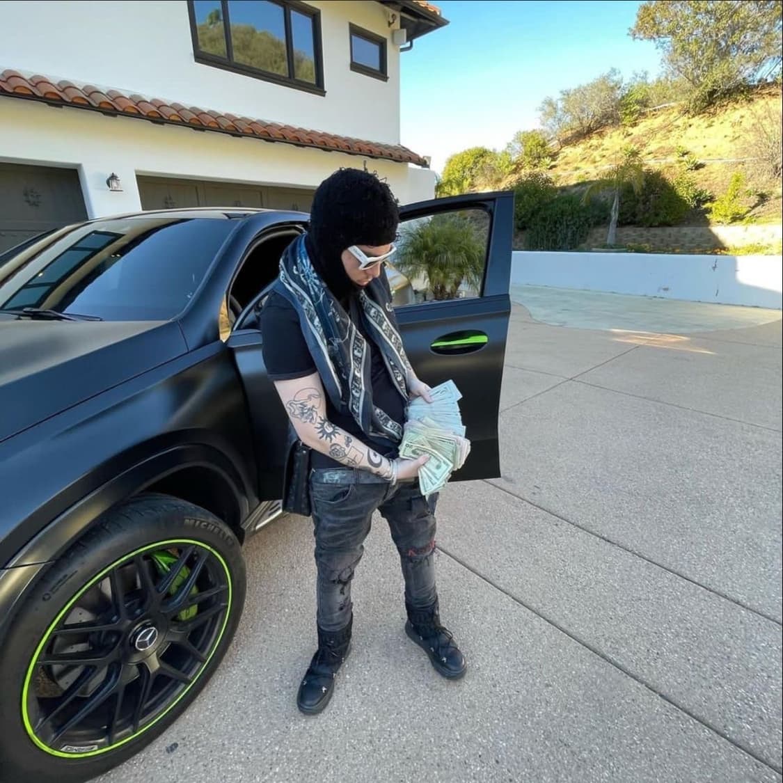 수비(Ksubi) 블랙 워싱 데님 상품이미지3