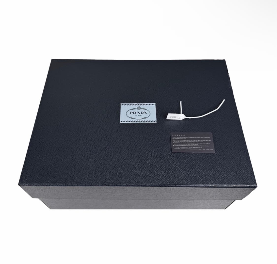 [XL] 프라다 남성 리나일론 삼각로고 버킷햇 벙거지 모자 블랙 상품이미지8