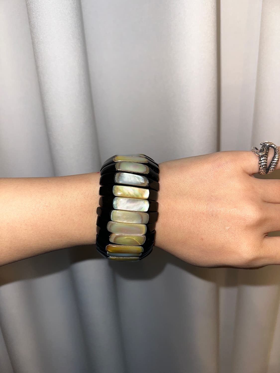 Vintage mother-of-pearl band bracelet 상품이미지2