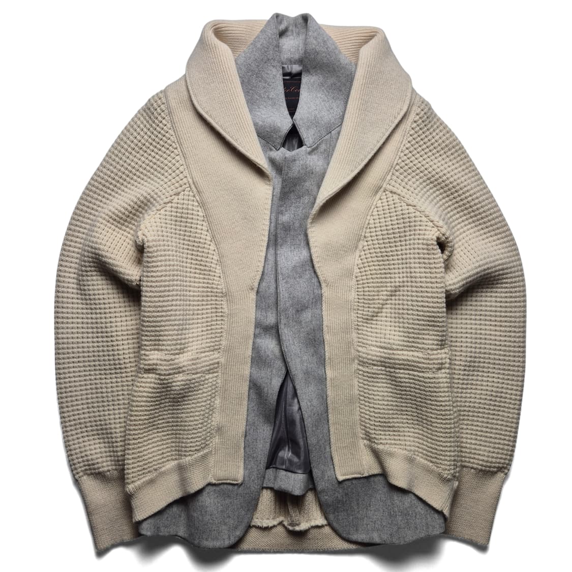 [1] 언더커버 07/08 A/W 레이어드 울 니트 자켓 상품이미지1