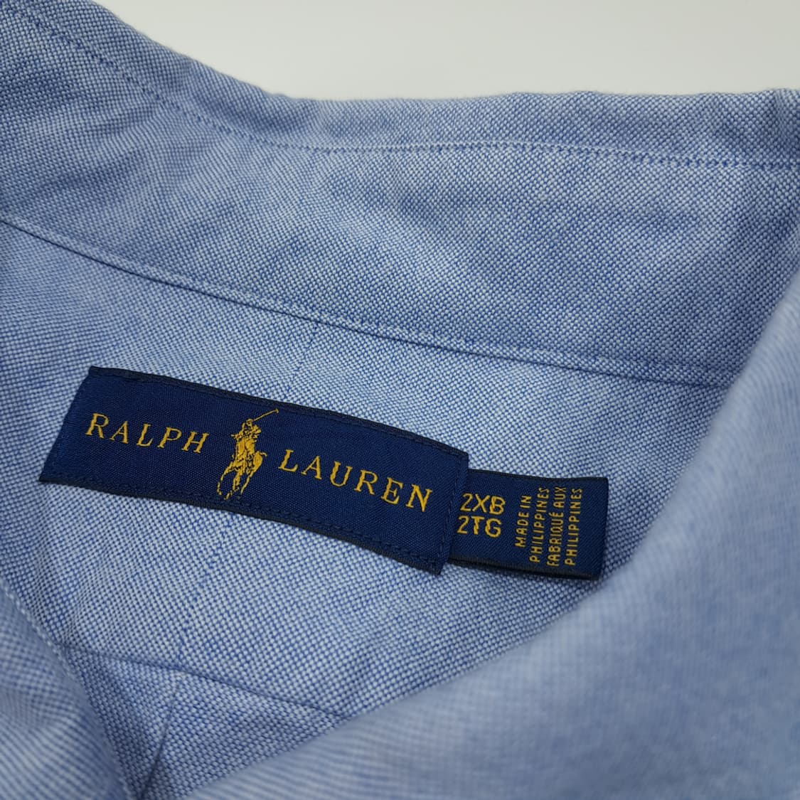 CL515 2XB 폴로 코튼 옥스포드 클래식 블루 셔츠 남방 상품이미지3