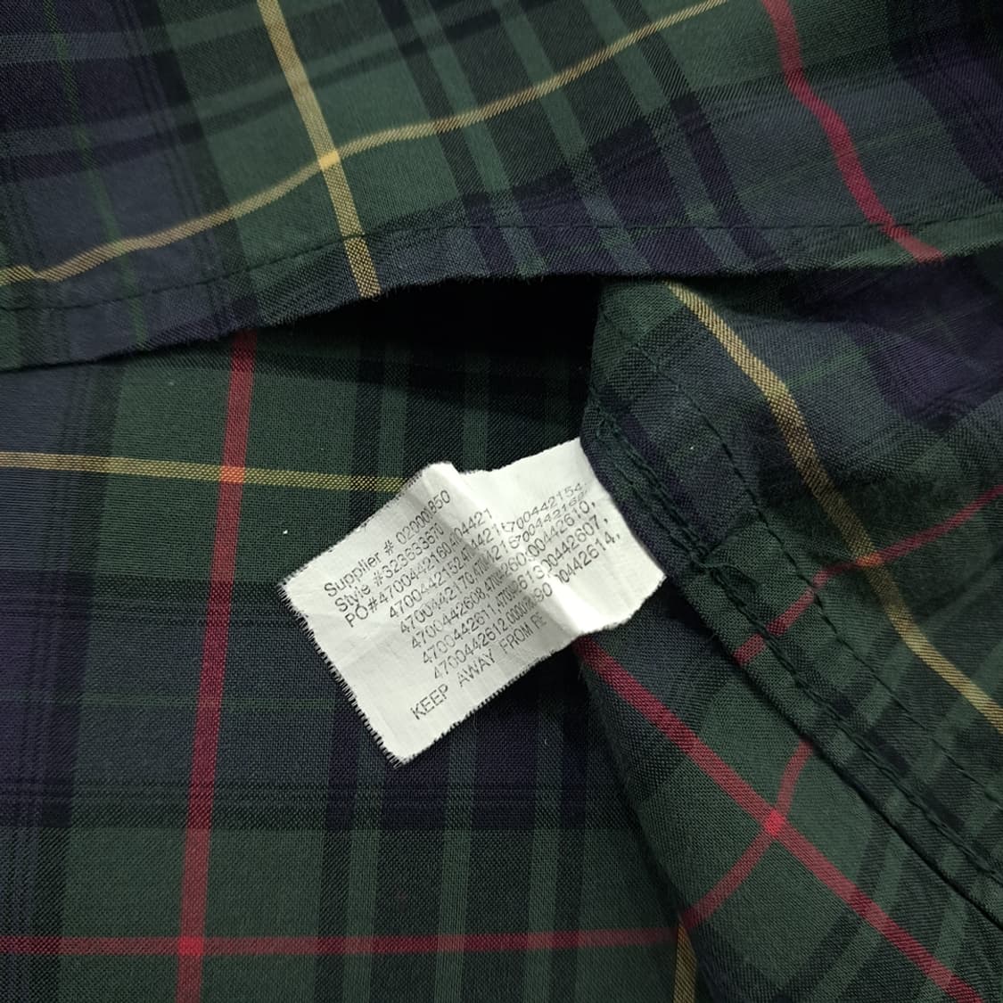 CN409W XL 폴로 랄프로렌 모던 블랙워치 타탄체크 긴팔 셔츠 남방 상품이미지6