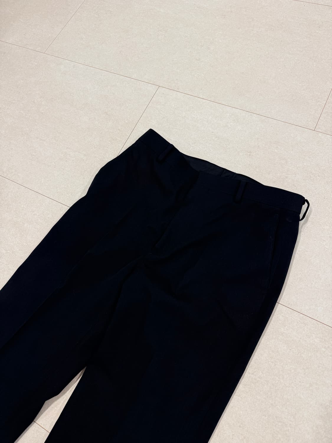 오라리 25aw 울 맥스 개버딘 슬랙스 블랙 4사이즈 상품이미지4