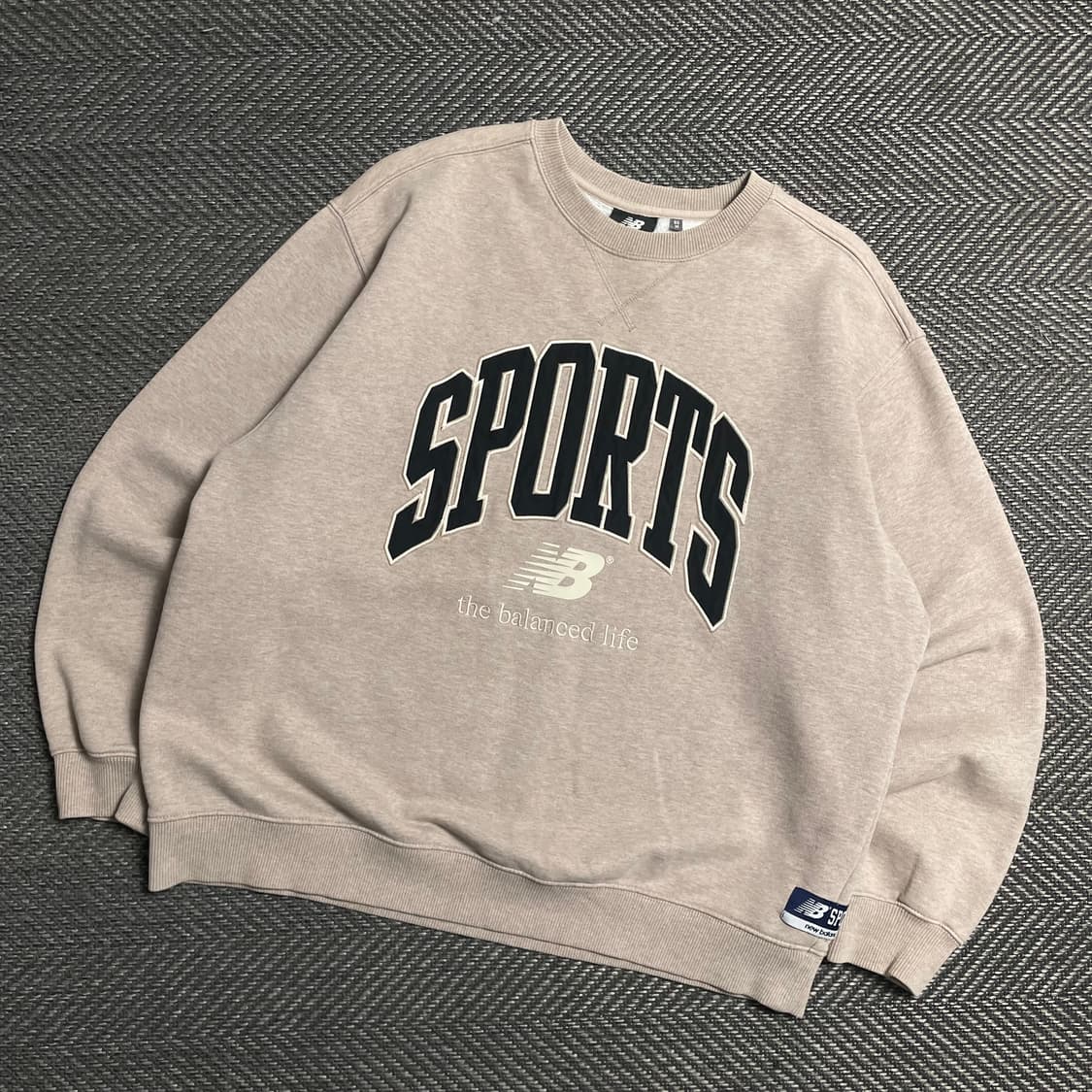 뉴발란스 SPORTS 빅로고 기모 스웻 맨투맨y 5401 상품이미지1