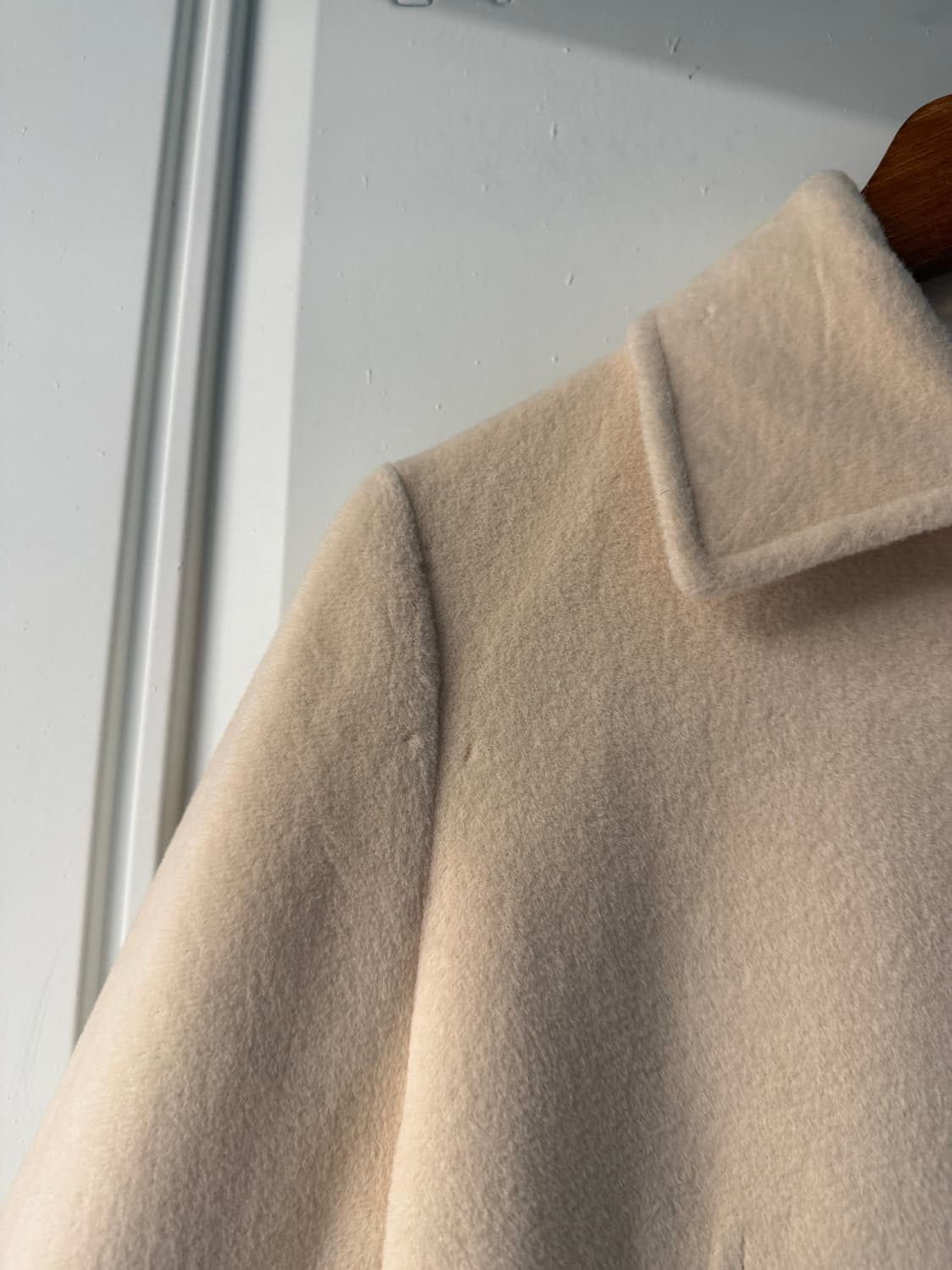 일본빈티지 크림 울 앙고라 숏코트 상품이미지7