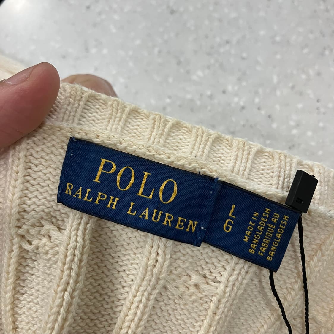 558 폴로 브이넥 꽈배기 니트 상품이미지2