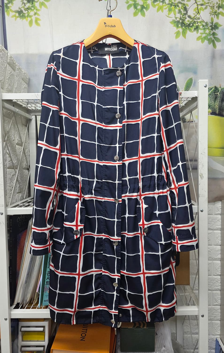 러브 모스키노 여성 롱 바람막이 66 봄~여름 롱자켓 WM66 상품이미지1