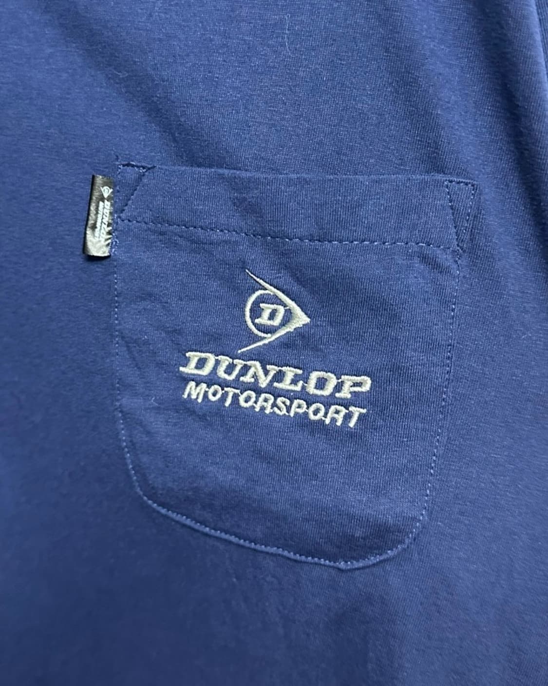 던롭(DUNLOP) 던롭 모터스포츠 포켓 반팔티 네이비 L size 상품이미지4