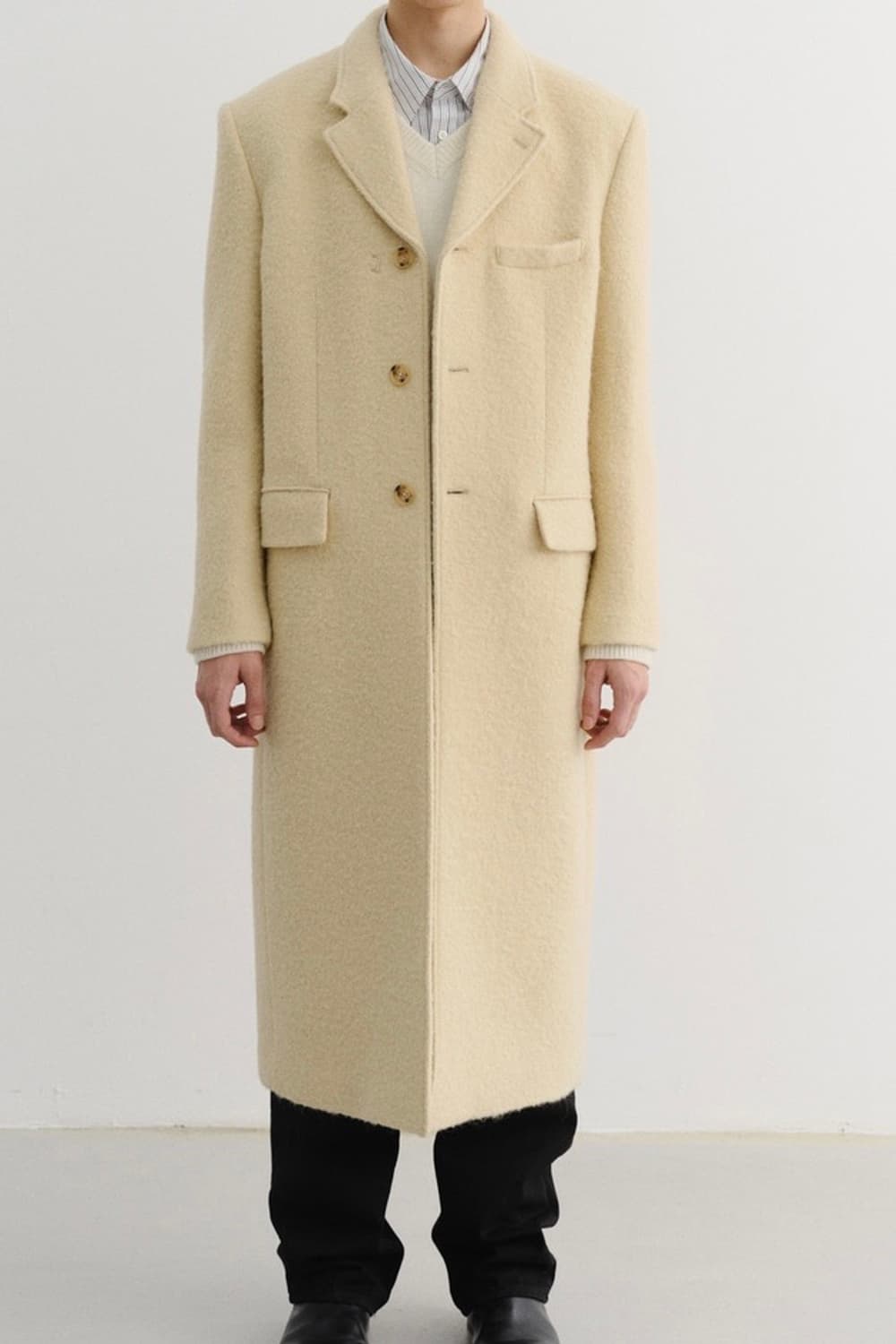 던스트 부클레 울 코트 L사이즈 상품이미지1