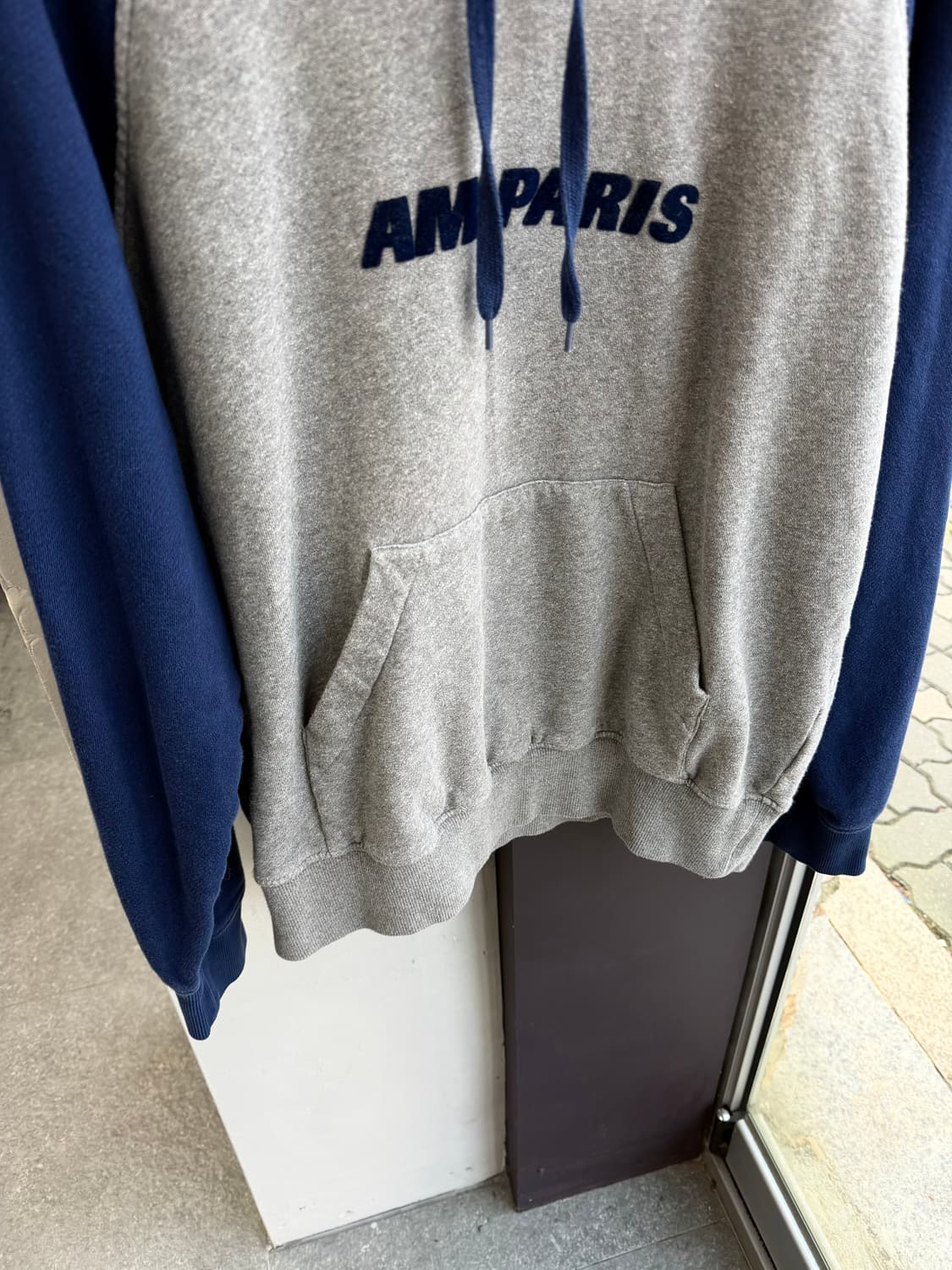 L/ 아미 파리스 로고 투톤 후드티 상품이미지4