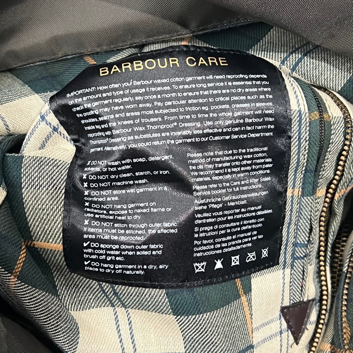 바버 데드스탁 워크자켓 s09028 상품이미지6