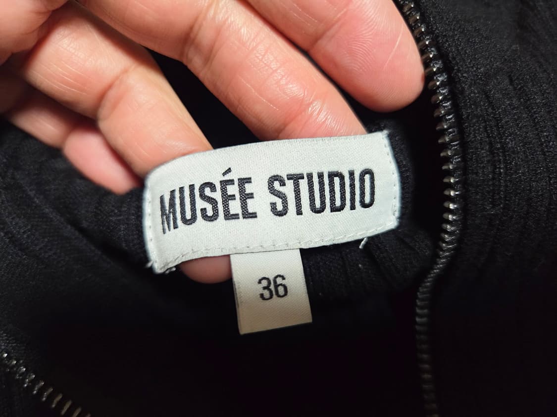 뮤제(MUSEE) 아베크 언발란스 집업 니트가디건 55 상품이미지9