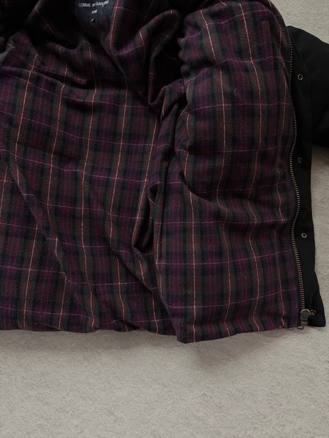 꼼데가르송 옴므 체크패턴 푸퍼자켓 상품이미지9