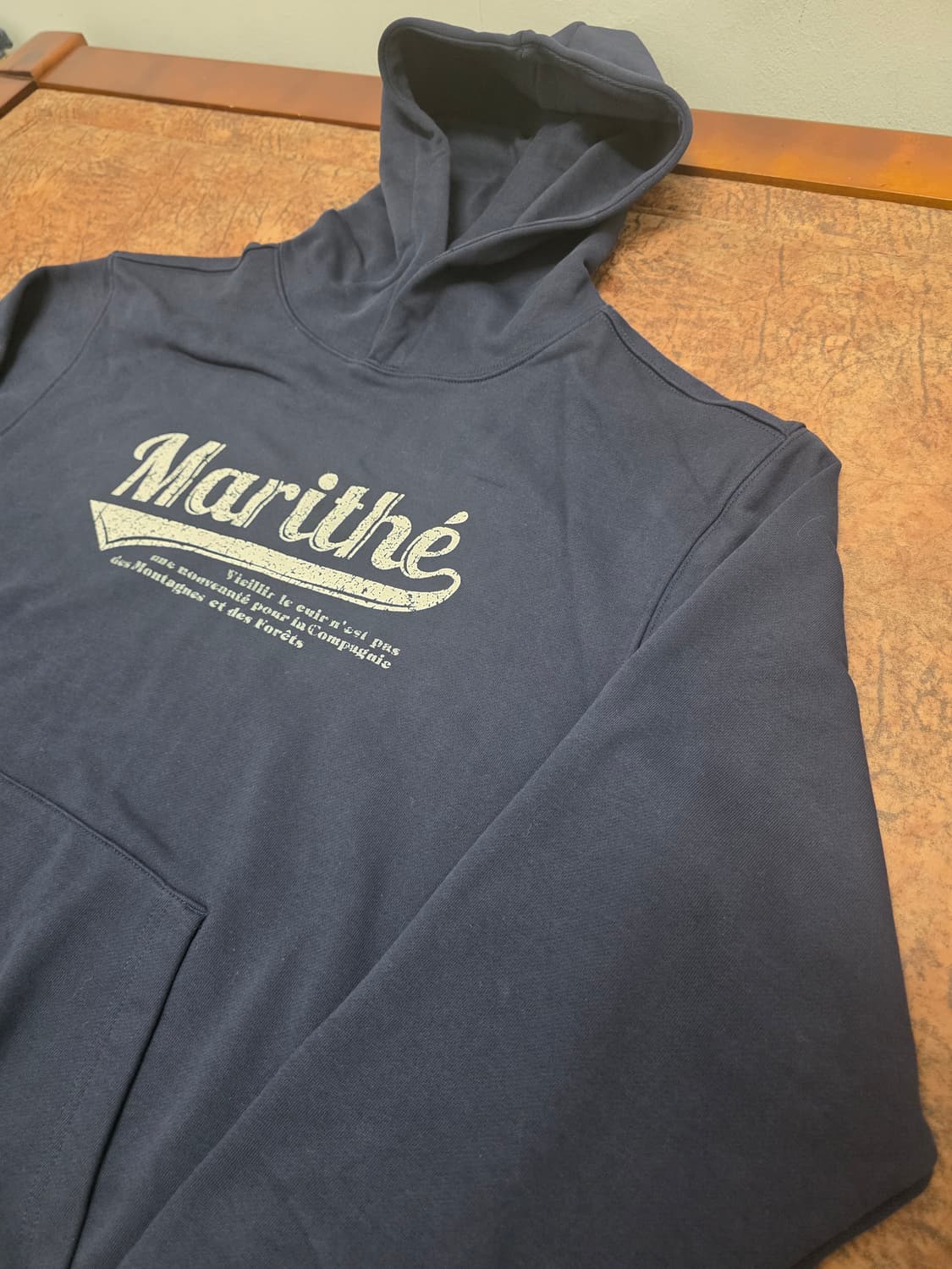 마리떼 프랑소와 저버 후드티 네이비 L 상품이미지6