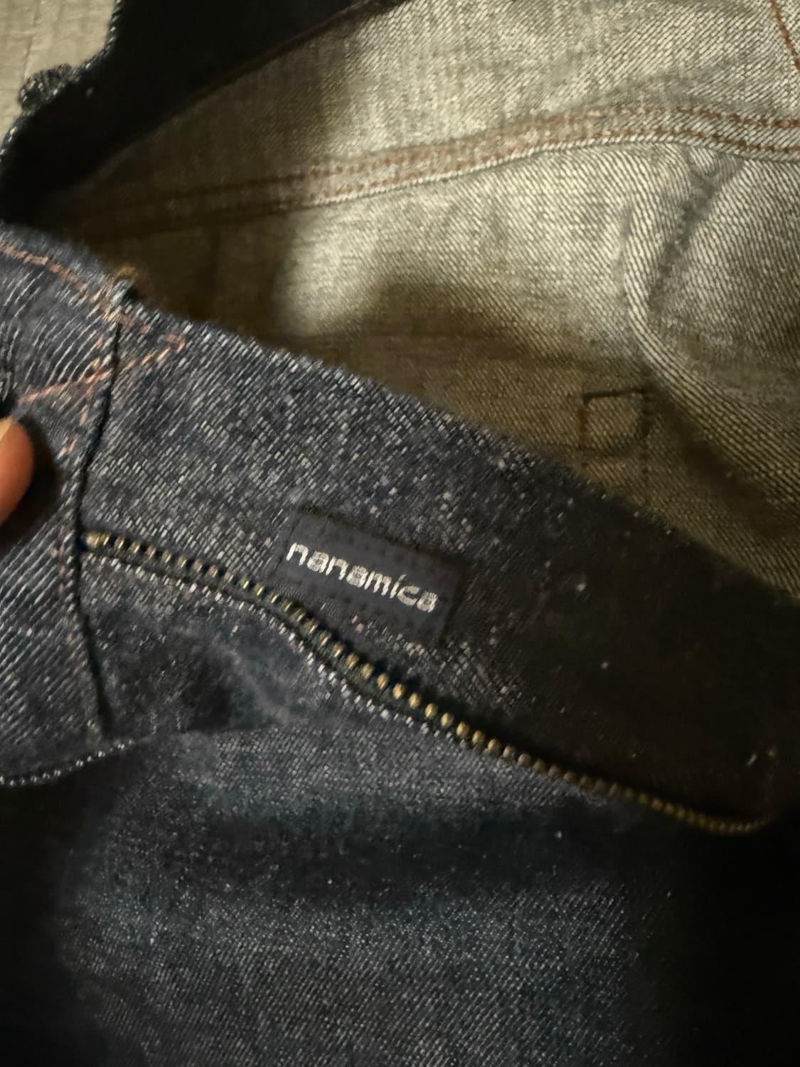 나나미카 셀비지 데님 인디고 30사이즈 25ss 상품이미지5
