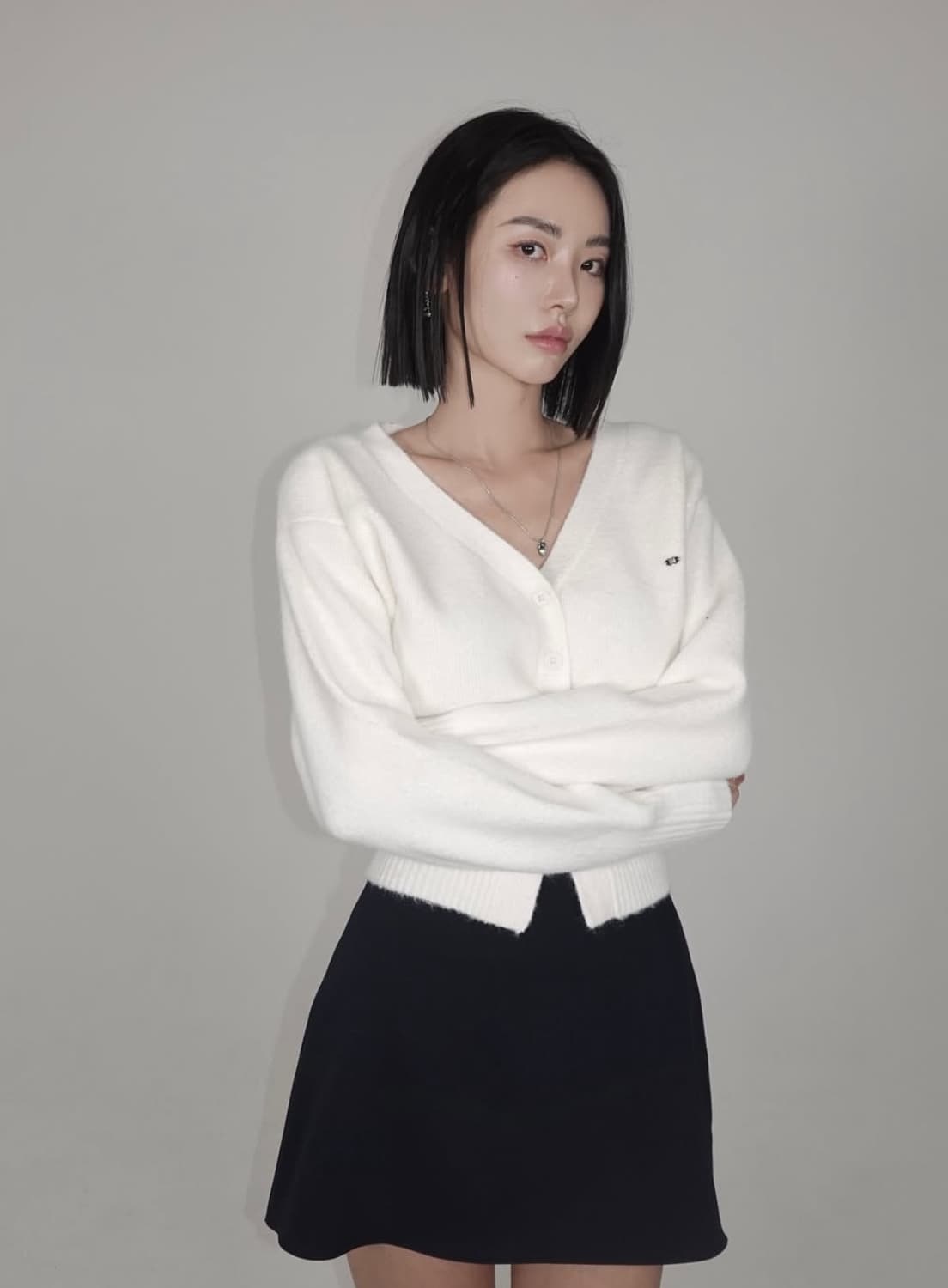 페일제이드 Balloon Sleeve Wool Cardi 상품이미지1