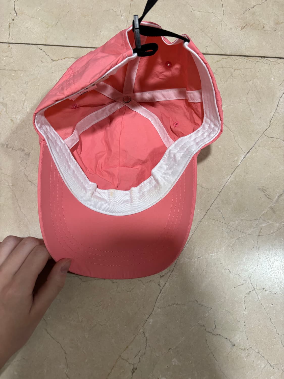 윤세 hatch nylon cap(pink) 상품이미지5