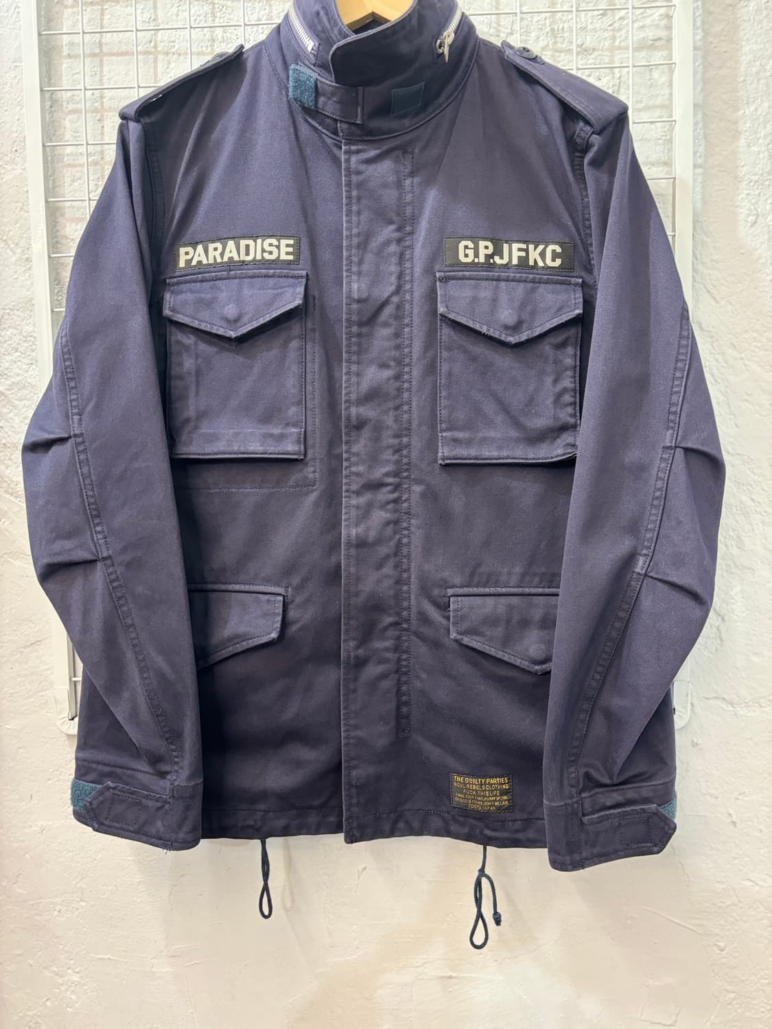 와코마리아 성모 마리아 네이비 M-65 필드자켓 S 상품이미지4