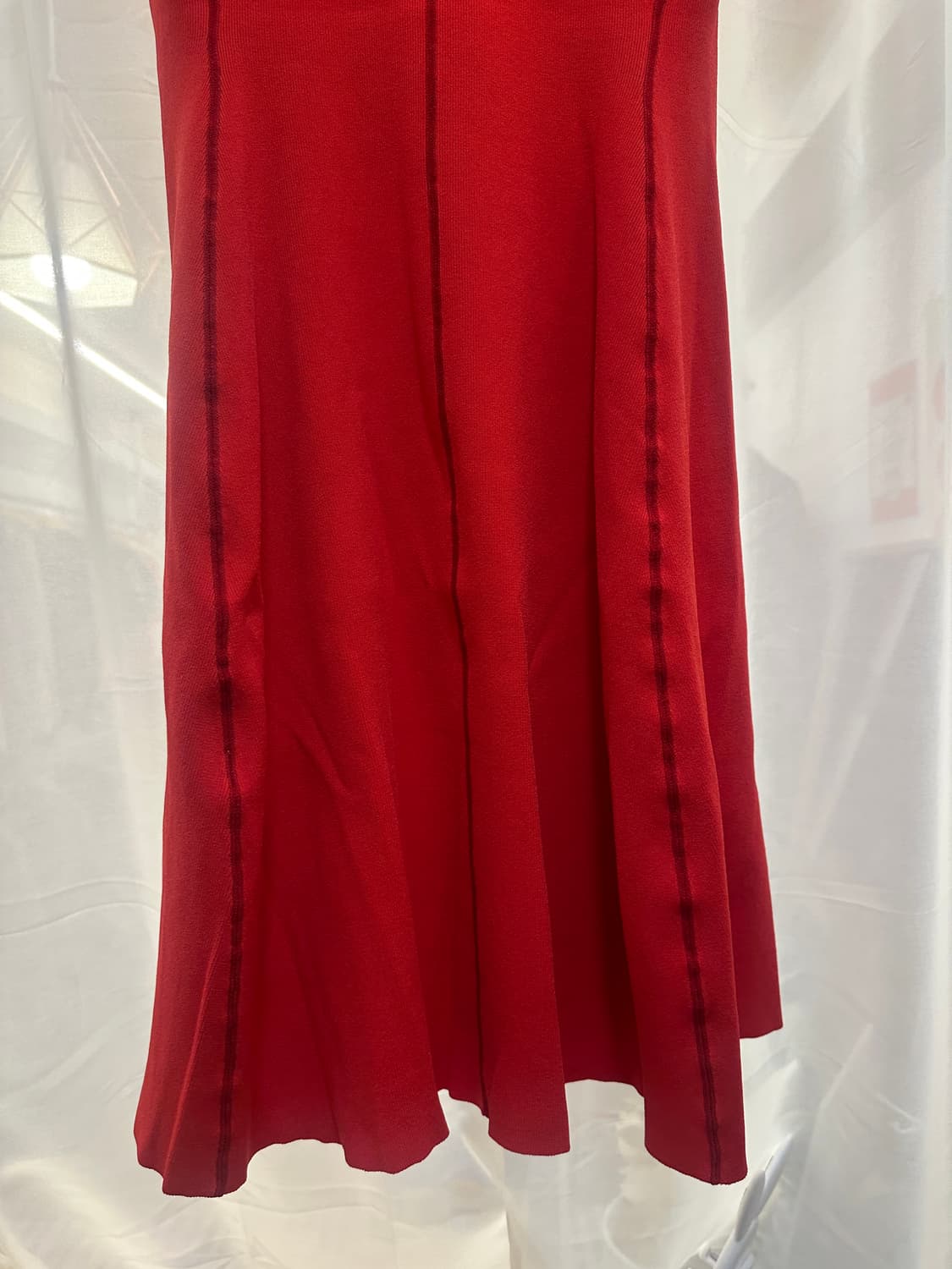 라코스테 레드 반팔 카라 원피스 상품이미지6